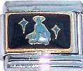 ET - extra terrestrial - Alien enamel charm